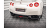 Splitter Nissan GTR R35 Facelift Tył Środkowy z Dyfuzorem Gloss Black