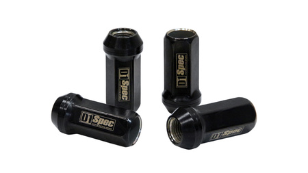 Forged wheel lug nuts D1Spec Steel 12x1,25 Black