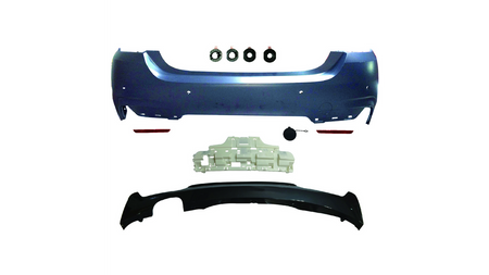 Sport Bumper Rear PDC With Diffuser suitable for BMW 4 (F32) Coupe (F33) Convertible (F36) Gran Coupe 2013-2021