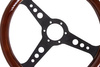 Steering wheel 350mm Wood Black