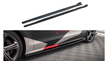 Diffuser Audi S8 D4 Side Skirts v.2 Gloss Black