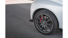 Splitter Toyota GR Yaris IV Rear Side Racing Durability Black + Gloss Flaps