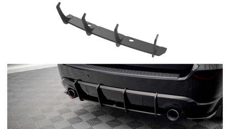 Diffuser Dodge Durango III RT Rear Street Pro v.2 Red