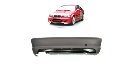 Zderzak BMW 3 E46 Tył z dyfuzorem