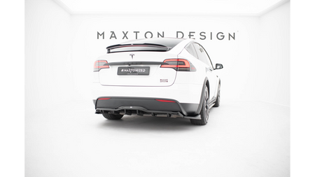 Splitter Tesla Model X Mk1 Facelift Tył Środkowy z Dyfuzorem v.2