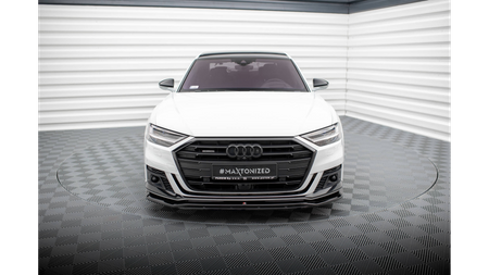 Splitter Audi A8 D5 S-Line Front v.1 Gloss Black
