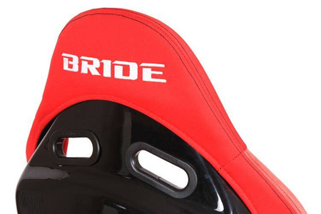 Fotel sportowy LOW MAX K608 Welur Bride Czerwony
