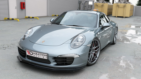 Splitter Porsche 911 Carrera 991 przód v.2 Gloss Black