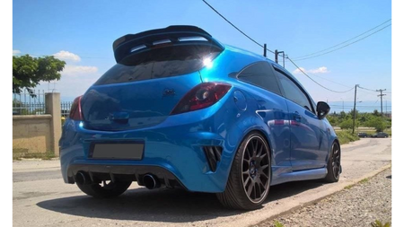 Spoiler Opel Corsa E OPC VXR Roof Gloss Black