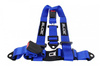 Racing seat belts Slide 3p 2" Blue E4 Homologation