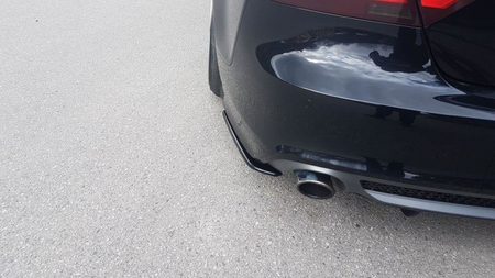 Splitter Audi A7 C7 S-Line Rear v.1 Gloss Black