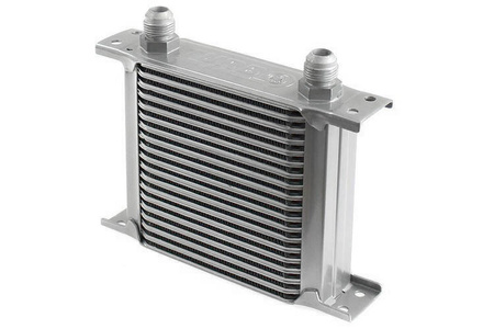 TurboWorks Oil Cooler Kit Slim 19-rows 140x150x50 AN10 Silver