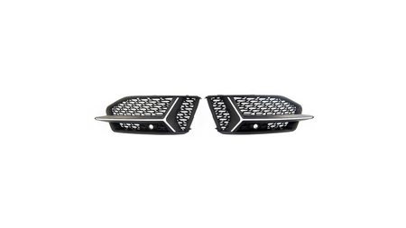 Fog Light Covers Audi A6 C8 Silver