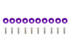 Decorative screws washers M6x1.0 15mm JDM Purple