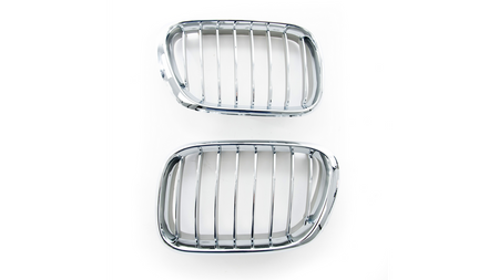 Grill BMW X5 E53 pojedyncze żeberka Chrome