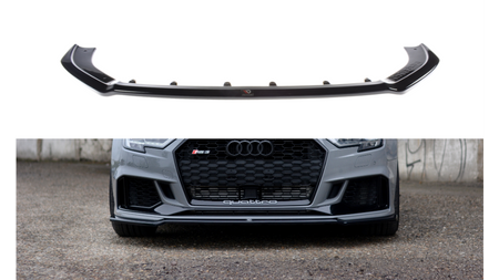 Splitter Audi RS3 8V Facelift przód v.2 Gloss Black