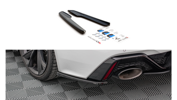 Splitter Audi RS6 RS7 C8 Tył Boczne v.1 Gloss Black