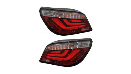 Lampy BMW 5 E60 Facelift Tył LED Red-Smoke