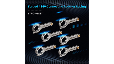 Forged conncting rods Audi VW Golf R32 Audi A3 3.2L VR6 24v bore 84mm  Maxpeedingrods