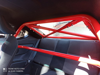 Bolt-in Half Roll Cage Subaru BRZ Black