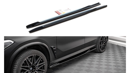 Diffuser BMW X5 F95 M-Pack Side Skirts Gloss Black