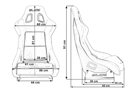 Racing seat SLIDE KS2 Premium Camuflage Dark Green Welur & Yellow Glitter