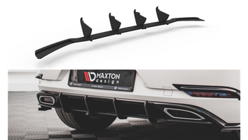 Diffuser Volkswagen Golf R-Line Mk 7 Facelift Rear Street Pro Black-Red