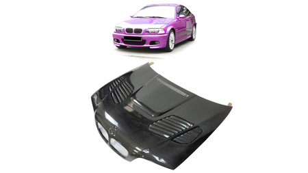 Maska BMW 3 E46 z Wlotem Carbon