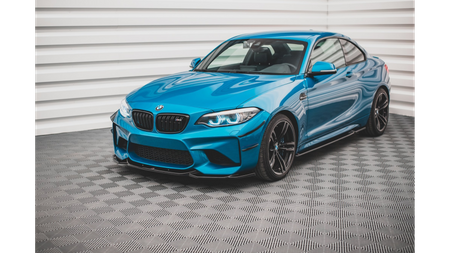 Splitter BMW 2 F87 M-Pack przód v.3 Gloss Black