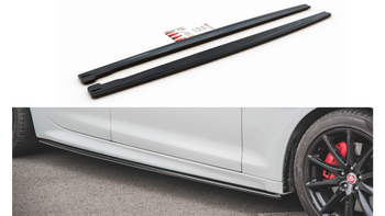 Diffuser Jaguar XJ X351 Side Skirts Gloss Black