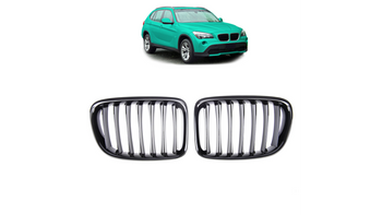 Grill BMW X1 E84 pojedyncze żeberka Gloss Black