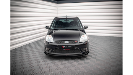 Splitter Ford Fiesta VI ST Front Pro v.1 + flaps Black