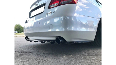 Splitter Lexus GS 300 III Facelift Rear Central with Diffuser Gloss Black