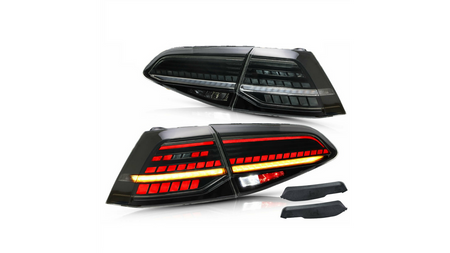 Lights Volkswagen Golf 7 Rear Black Smoke Sequential