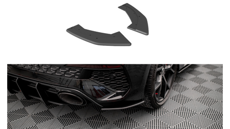 Splitter Audi RS3 8Y Rear Side Street Pro Black