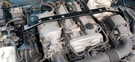 Front upper strut bar Mazda MX5 NA Black