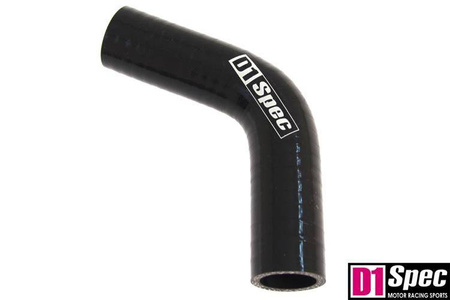 Silicone elbow D1Spec Black 67deg 28mm