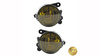 Fog Lights Volkswagen Golf V Yellow