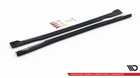 Diffuser Ford Escape III ST-Line Side Skirts Gloss Black