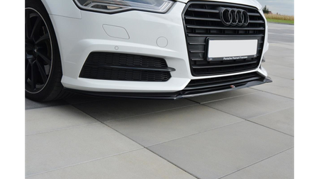 Splitter Audi A6 C7 S-Line Front v.1 Gloss Black
