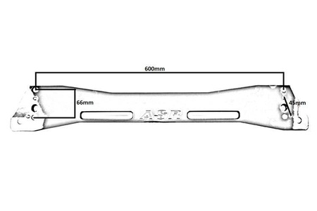 Lower Subframe Brace 92-95 NeoChrome ASR