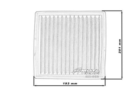Wkładka Simota OH002 201x193mm
