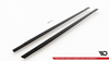 Diffuser Volkswagen Golf 8 GTI GTE GTI Clubsport R-Line Side Skirts Racing Black-Red