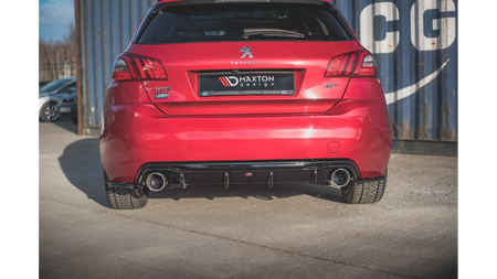 Splitter Peugeot 308 GT II Facelift Rear Side Gloss Black