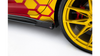 Dokładka Volkswagen Golf GTI Clubsport Mk8 Facelift Progi Street Pro Black-Red + Gloss Flaps