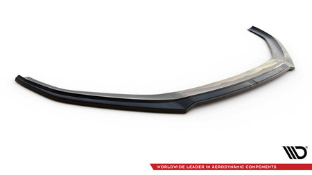 FRONT SPLITTER V.1 Audi A5 F5 S-Line - Gloss Black