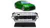 Grill Audi A5 F5 Facelift Silver & Gloss Black