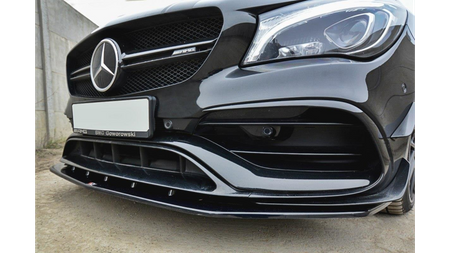 Splitter Mercedes-Benz CLA A45 AMG C117 Facelift Front v.1 Gloss Black
