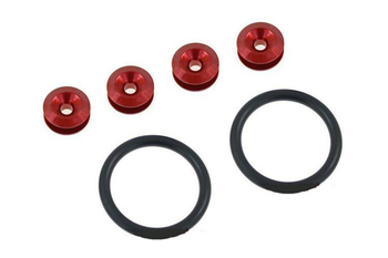 Zapinki zderzaka klapy Quick Release Red