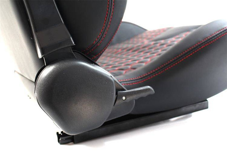 Fotel Racer skóra Black